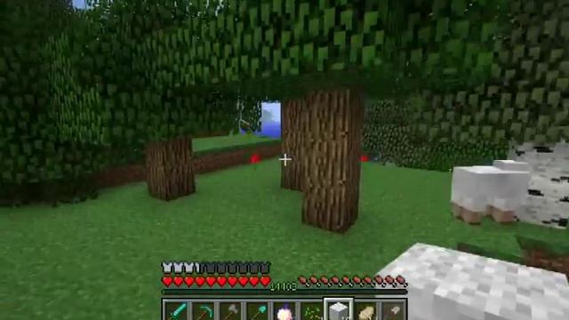 Minecraft-Выживание в лесу для новичков!(Часть 4 ) смотреть онлайн