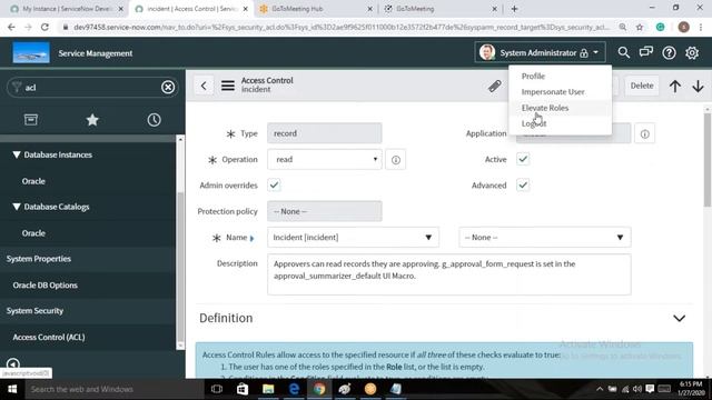 #1 #ServiceNow System Administration Training | Access Control List | ACL смотреть онлайн