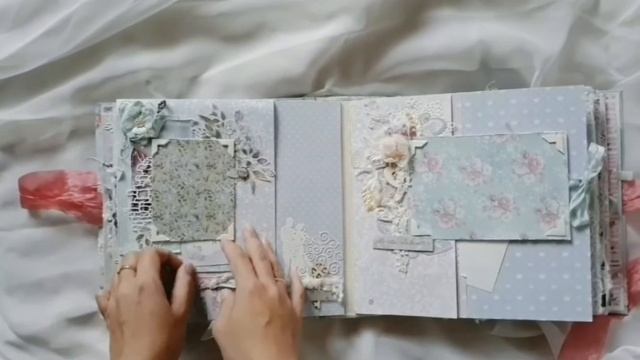Семейный фотоальбом на 130 фото. Заказ из Германии. Скрапбукинг. Скрапальбом. смотреть онлайн