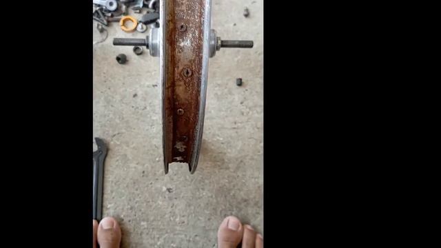Bike Restoration:Folding Bike Repaint Using Bosny Yamaha Purple смотреть онлайн