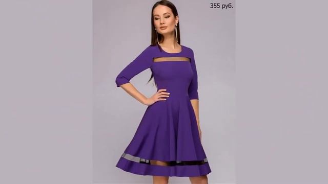 Платья с AliExpress Короткие летние платья с рукавами по локоть смотреть онлайн