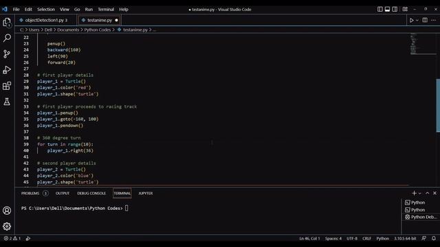 Python Drawing & Animation using Turtle | Drawing Star & Turtle Race Animation Example | Source Cod смотреть онлайн