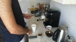 Delonghi ecp 31.21 кофеварка спустя 4 месяца. Как я готовлю кофе.