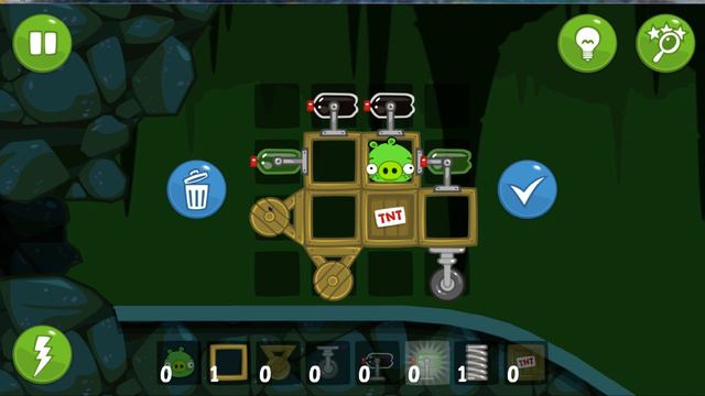 Bad Piggies, Я играю с сестрой. смотреть онлайн