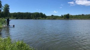 Рыбалка на озере! ? Деревня Верх Балта Мошковский район