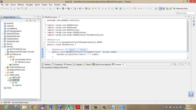 Tutorial WebService Java com JAX-WS no Eclipse - Parte 1 смотреть онлайн