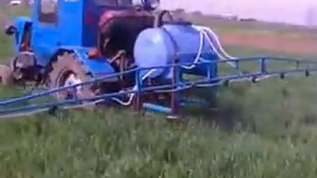 Оприскувач для міні трактора, частина 4. смотреть онлайн