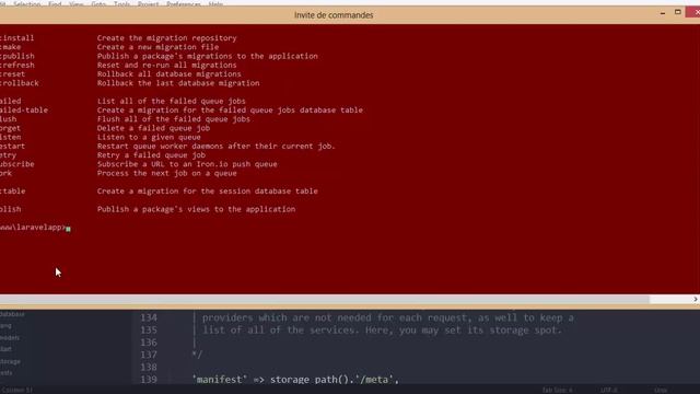 Framework laravel 4.2 en arabe | database (migration) #06 смотреть онлайн