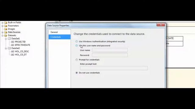 Connect a DataSource in SSRS 2008 (Reporting Sevices) смотреть онлайн