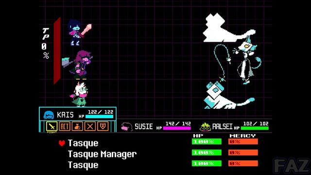 Tasque Manager unique Jevil dialogue - Deltarune Chapter 2 смотреть онлайн