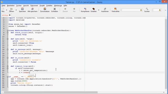 Raspberry Pi A+ Tutorial #6 – Sense HAT value auto update with Tornado смотреть онлайн