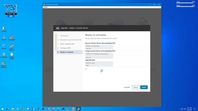 Upgrade VCSA 6.7 to VCSA 7.0 | VMware Vsphere vCenter 7.0 | vCenter Server 7.0 смотреть онлайн