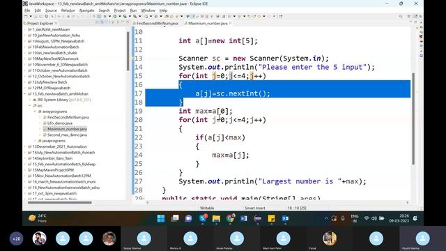 Java Class 13 - Array- Practice - (9/3/2023) смотреть онлайн