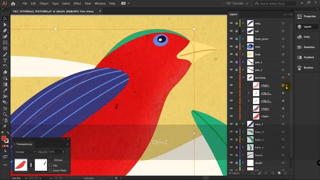 How to Add and Create TEXTURE | Illustrator Tutorial (9 WAYS) смотреть онлайн