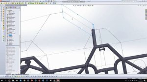 Как создать 3D модель пространственной рамы Ripsaw SSR1 в SolidWorks