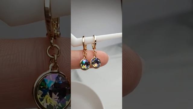 Серьги XUPING с камнями SWAROVSKI смотреть онлайн