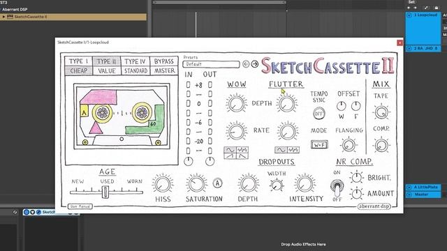 Sketch Cassette 2 by Aberrant DSP | Unofficial Video Manual | Tape VST Plugin смотреть онлайн