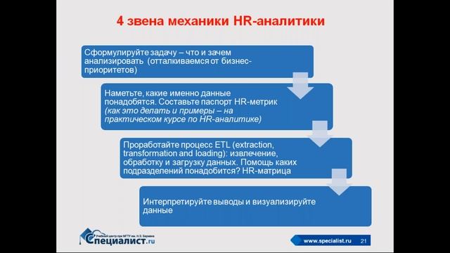 HR-аналитика: как не утонуть в данных, делать правильные расчеты и выводы смотреть онлайн