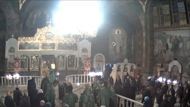 Память прп. Прохора Печерского: полиелей смотреть онлайн