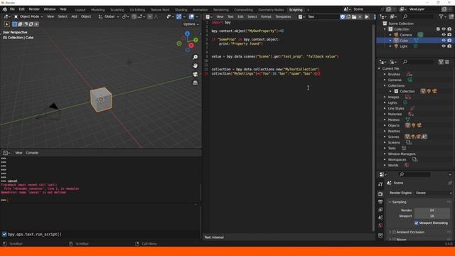 #1 || STARTING || Blender API || 100 DAYS (1 - 5) -- Learning Blender смотреть онлайн
