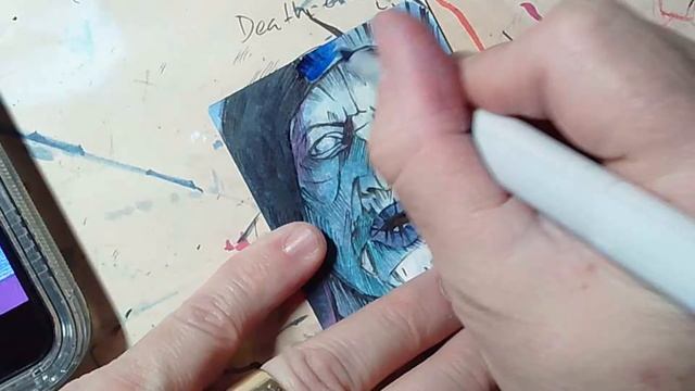 Coloring a Darth Sidious Sketchcard from Rise of Skywalker смотреть онлайн