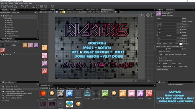 AppGameKit Studio Sneak Peek #7 - Scene Editor смотреть онлайн