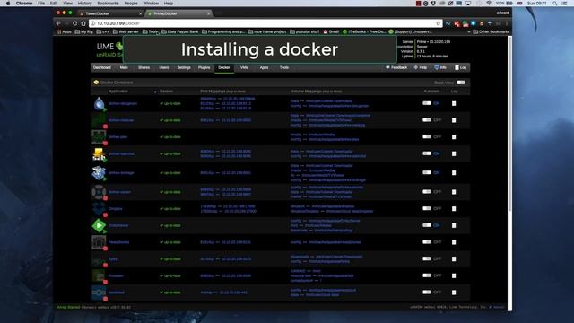 All about Docker in unRAID. Docker principles and setup смотреть онлайн