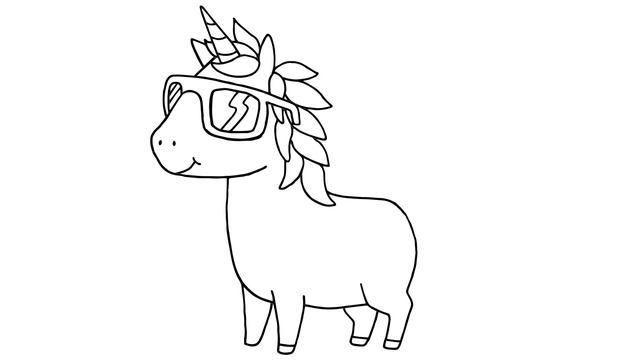 Как нарисовать единорога ?［07］ смотреть онлайн