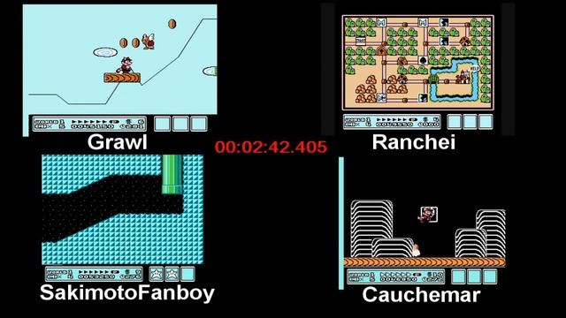 LPF Super Mario Brothers 3 Race | Round 1, Group 1 смотреть онлайн