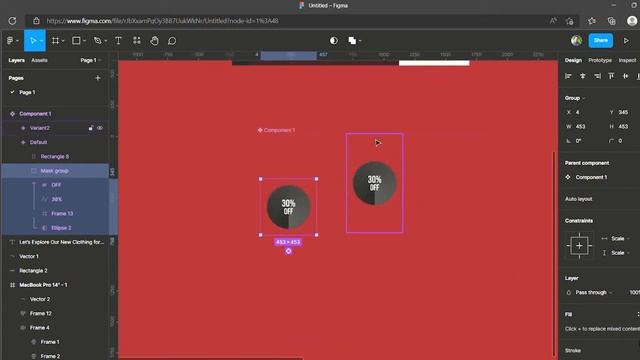Figma Web Design Component Animation смотреть онлайн