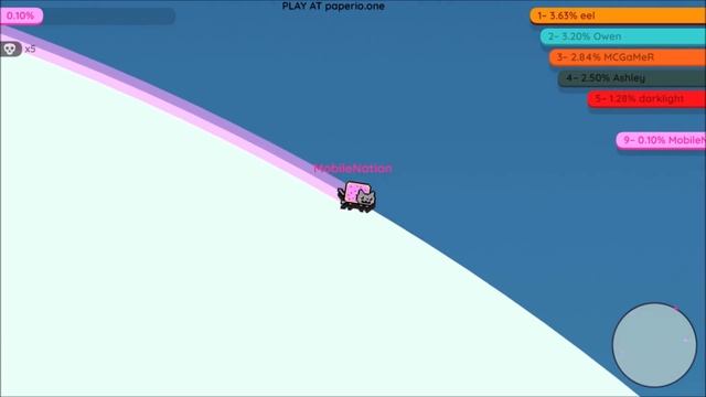 Paper.io 2 INSTANT WIN! Circling The Whole Map In Paper.io 2