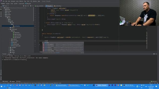 Как создать свой блог на OctoberCMS. Часть #3. Infinite scroll. смотреть онлайн