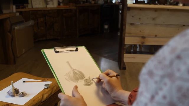 рисуем чеснок с Аленой Севрюгиной смотреть онлайн