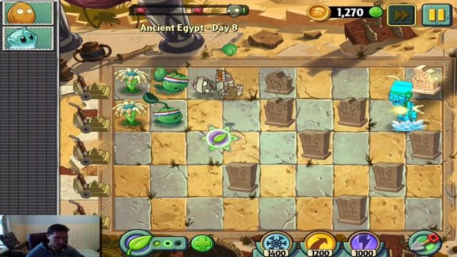 Plants vs Zombies 2 - ДРЕВНИЙ ЕГИПЕТ: 4-10 Уровни - Прохождение [Ancient Egypt] смотреть онлайн