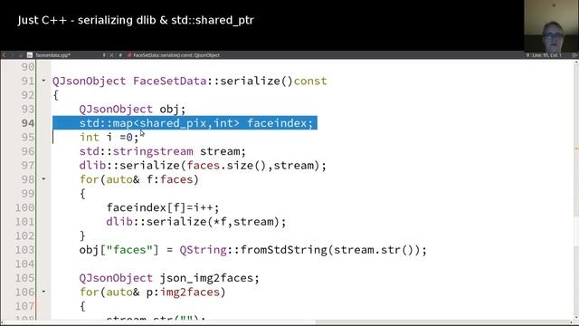 Just C++ - serializing dlib & std::shared_ptr смотреть онлайн