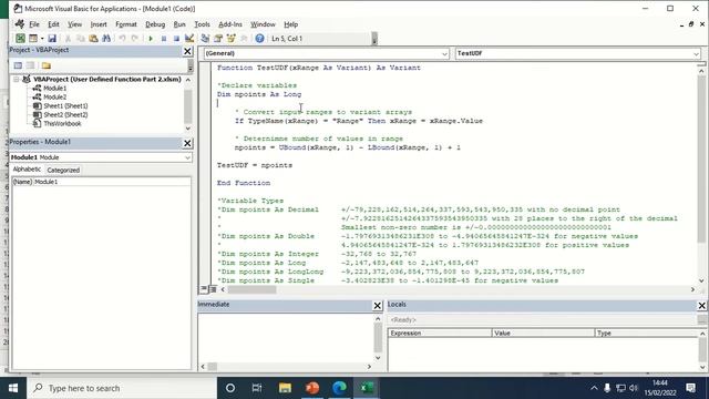 User Defined Function Part 2: Read in a range of values смотреть онлайн
