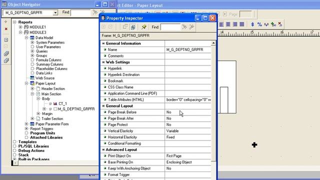 Oracle Reports Developer 10g | Page Break Before смотреть онлайн