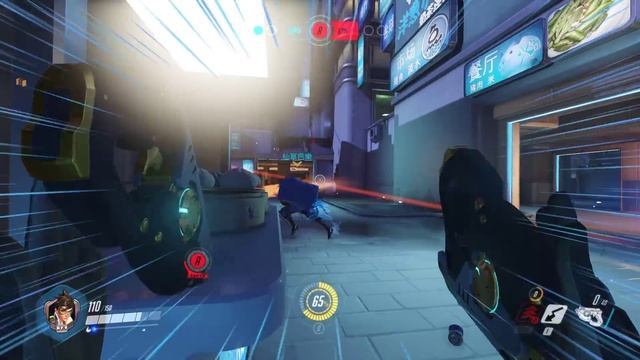 Overwatch: INSANE TRACER GAME! смотреть онлайн