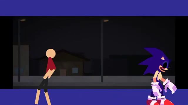 Sonic Exe vs. Stickman (Stick nodes Pro) смотреть онлайн