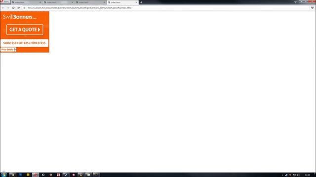 Clickable Buttons with a Disclaimer in Google Web Designer - Swift Banners Tutorial смотреть онлайн
