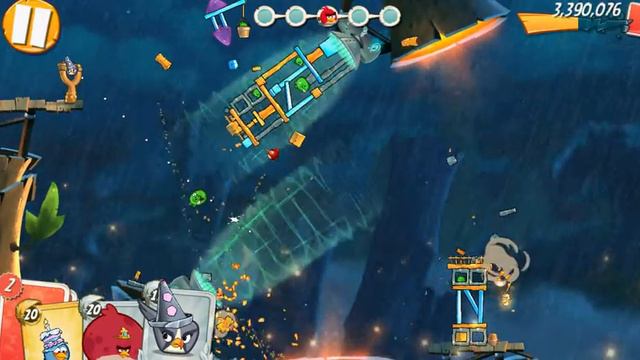 Angry Birds 2 Boss Pig Fight LEVEL 973 Three Star Walkthrough смотреть онлайн