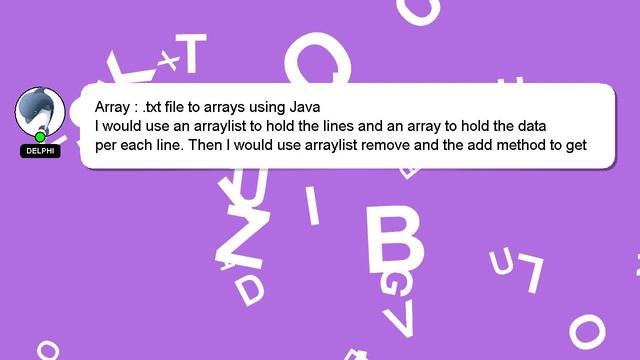 Array : .txt file to arrays using Java смотреть онлайн