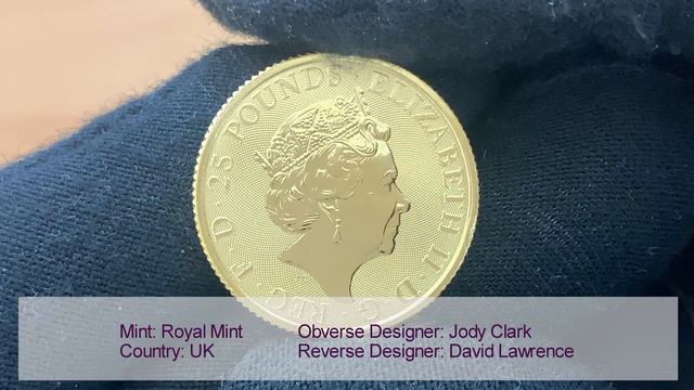 2022 Royal Tudor Beasts Lion of England 0.25 oz Gold Bullion Coin смотреть онлайн