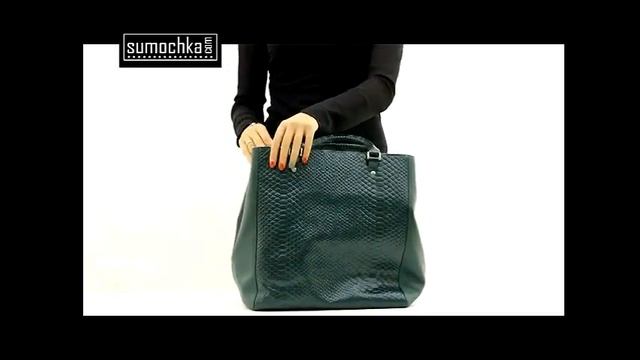 Сумка ESSE KARLA python green смотреть онлайн