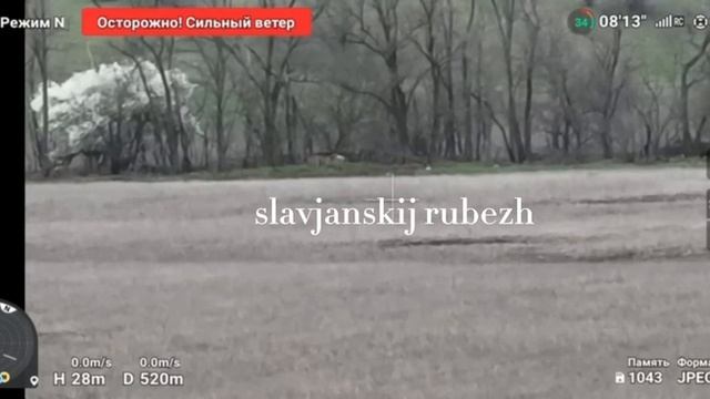 Подрыв дронов-камикадзе в руках боевика ВСУ/Drone-kamikaze Explosion In Hands Of Ukrainian Nazi