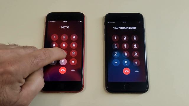 Incoming call & Outgoing call at the Same Time Apple iPhone 7 vs 8 смотреть онлайн