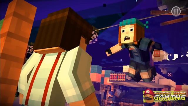 Annoying Orange plays Minecraft Story Mode #7: Wither Weather смотреть онлайн