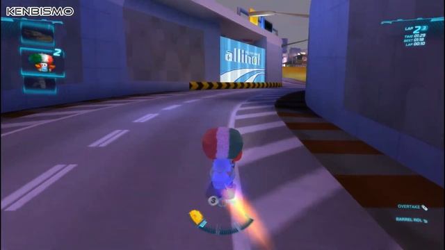 Team Lightning Guido race at Vista Run, Cars 2 The Video Game PC Gameplay 1080p HD смотреть онлайн