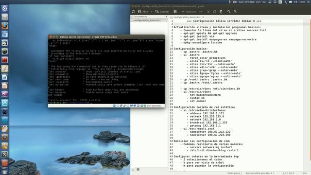 Configuración básica servidor Debian 8 смотреть онлайн