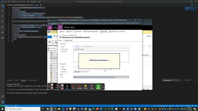 Advanced Concepts Lesson 5: JavaScript on Opportunity Ribbon to automate Business Process Flow Logi смотреть онлайн